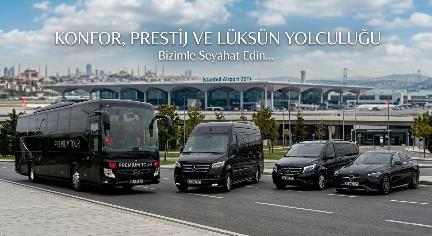 Dederise Travel araç filosu - İstanbul Havalimanı